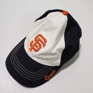 San Francisco Giants Women Baseball Cap Hat One‎ Size Black Colorblock Logo MLB